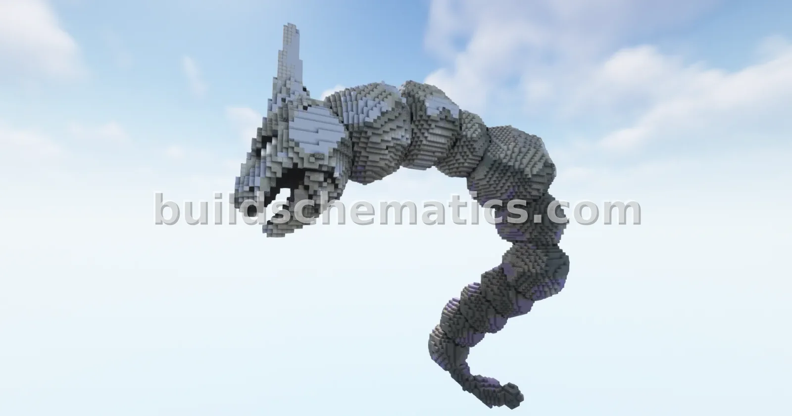Large Pokémon Onix Statue