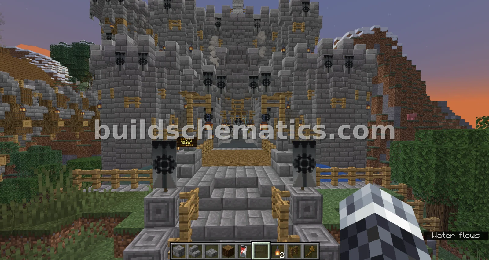 Castle Gate With Working Drawbridge — view 2