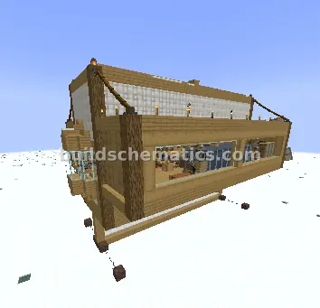 Oversized Oak Living Quarters