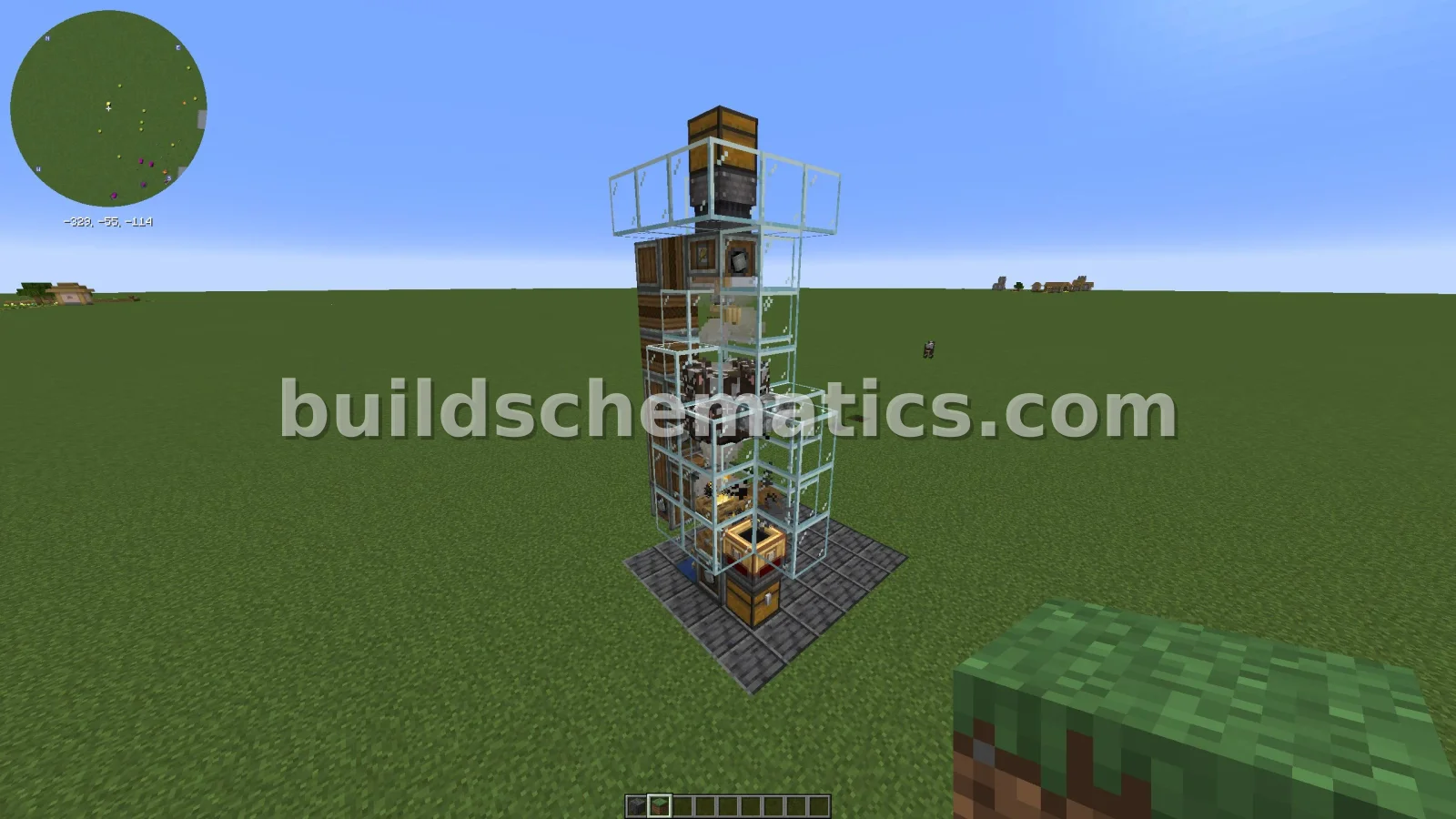 Compact Tileable Cow Farm with 200 Items/Hour Output