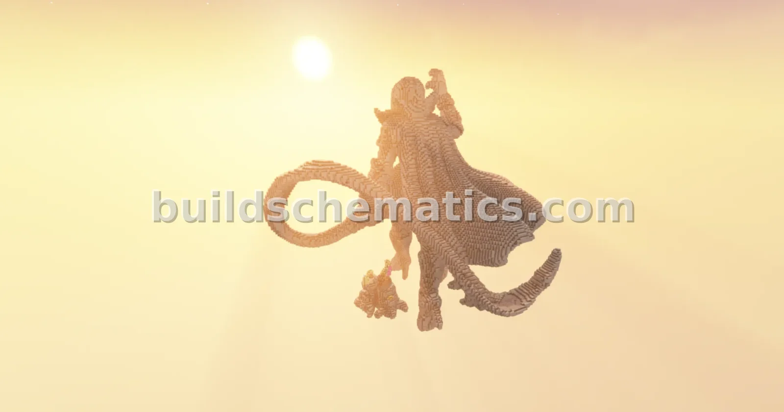 Vampire Matriarch Statue Minecraft Build — view 3