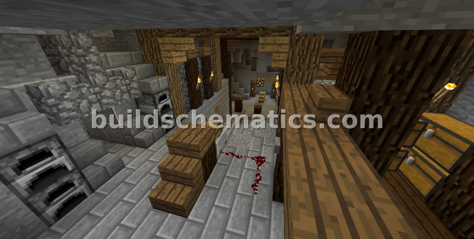 Functional Mine with Smeltery — view 3