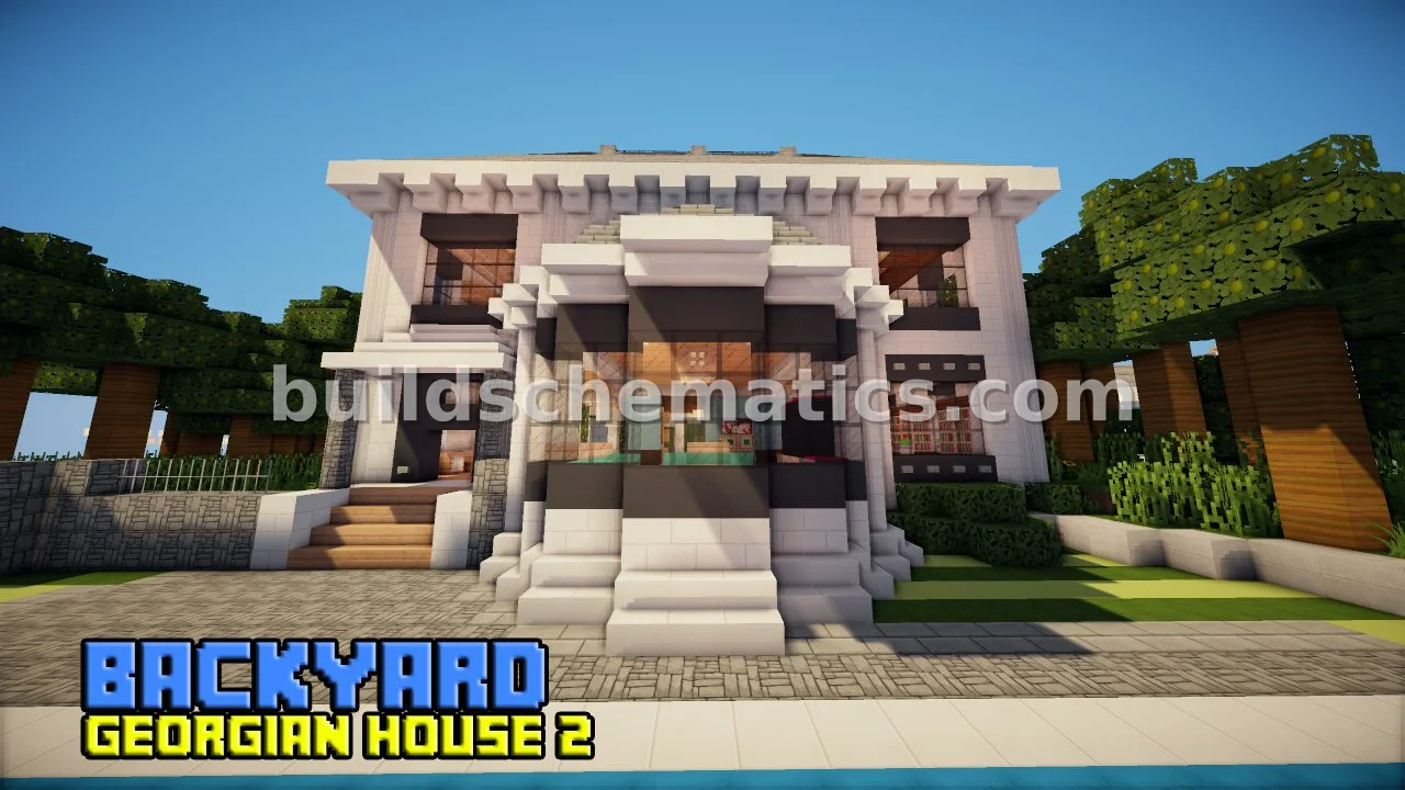 Georgian Style House with Pool — view 2