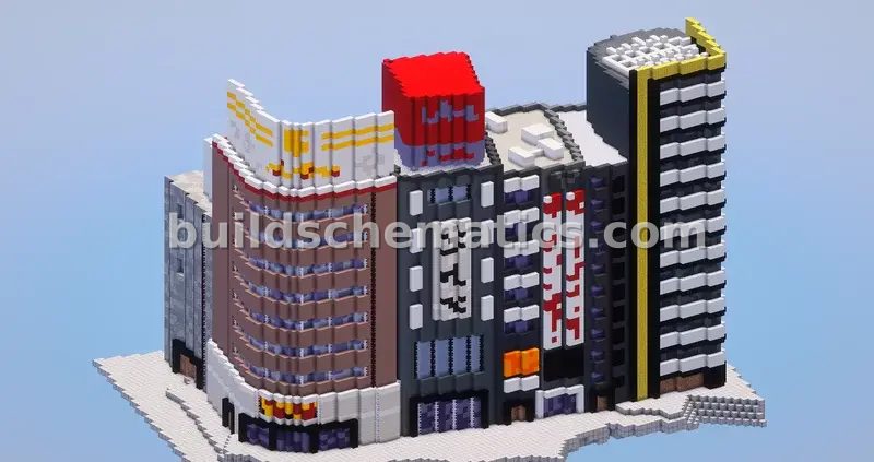 Modern Skyscrapers Build