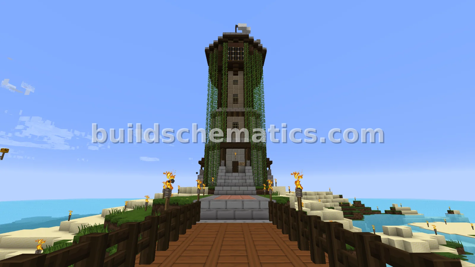 Rotating Lighthouse with Redstone — view 3
