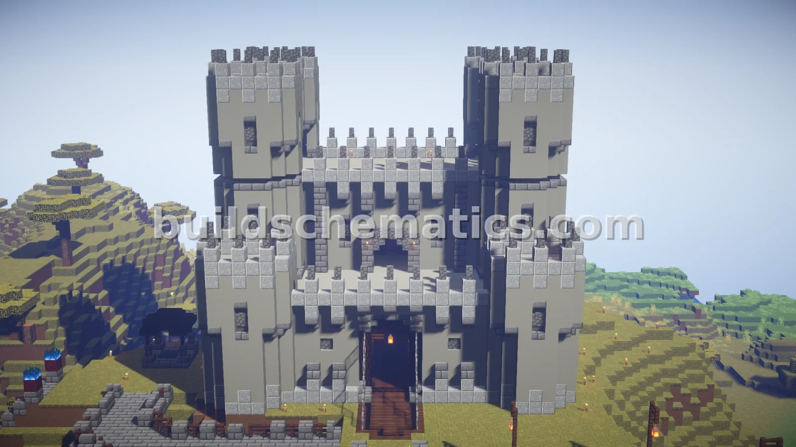 Medieval Castle With Interiors