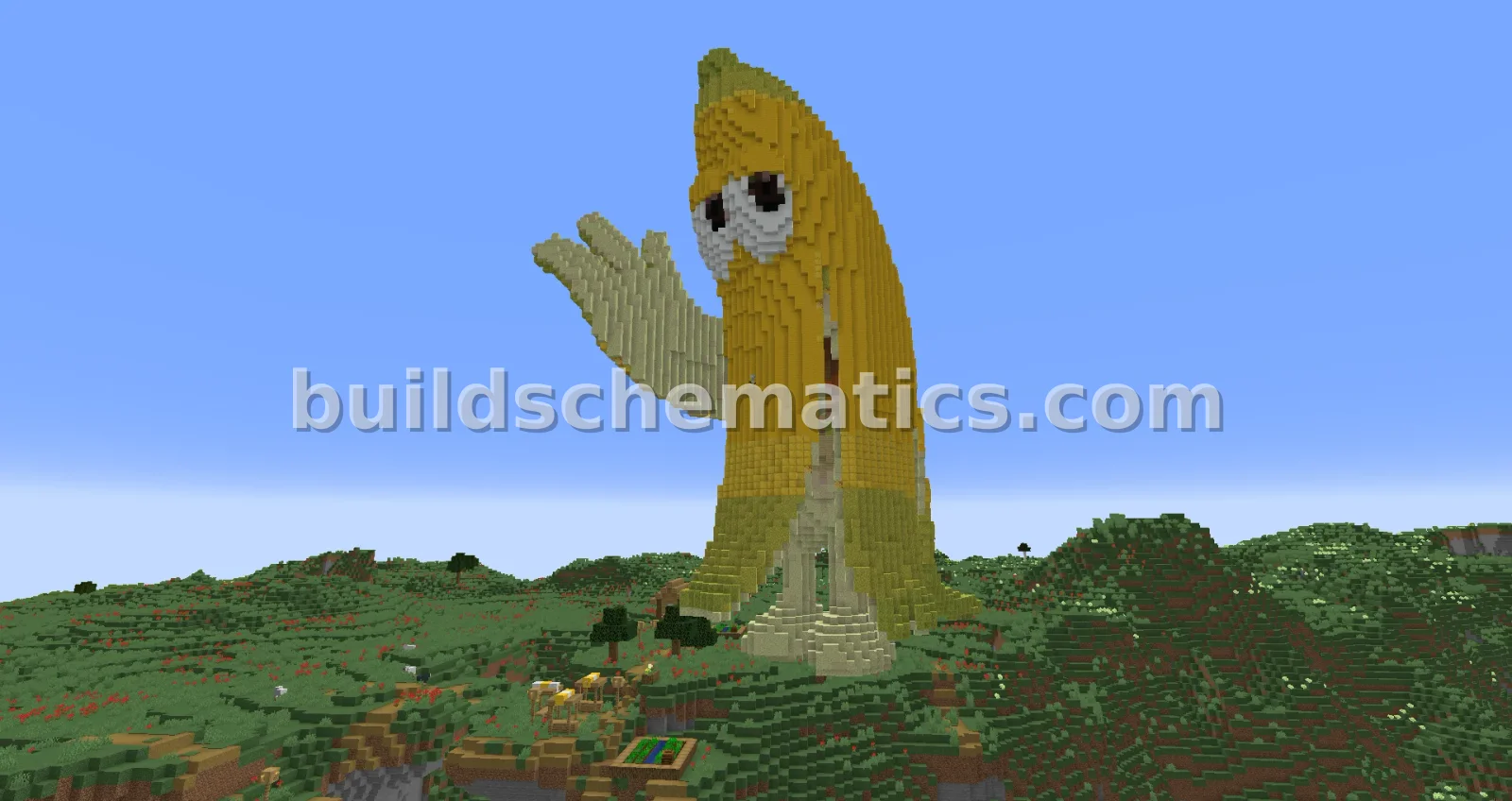 Xananab Statue Minecraft Build — view 4