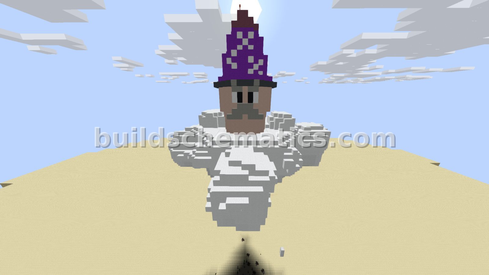 Worm Wizard Cloud with Iron Farm — view 2