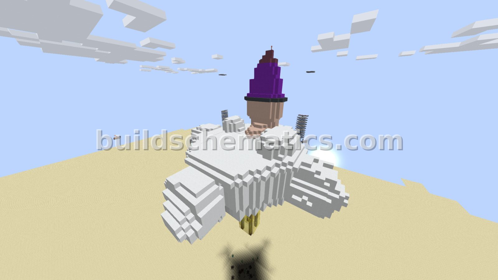 Worm Wizard Cloud with Iron Farm — view 4