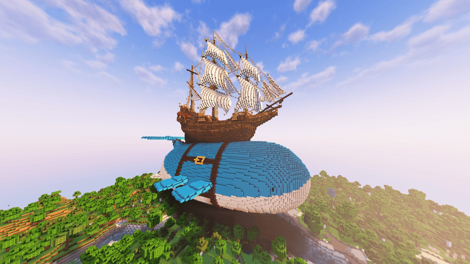 Giant Wailord Pirate Ship