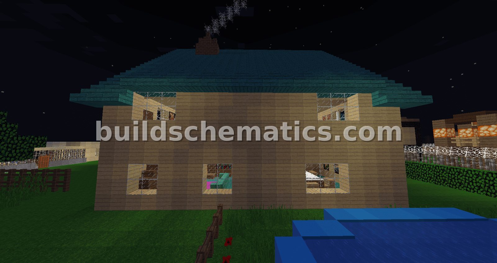 Family Guy Cartoon House — view 2