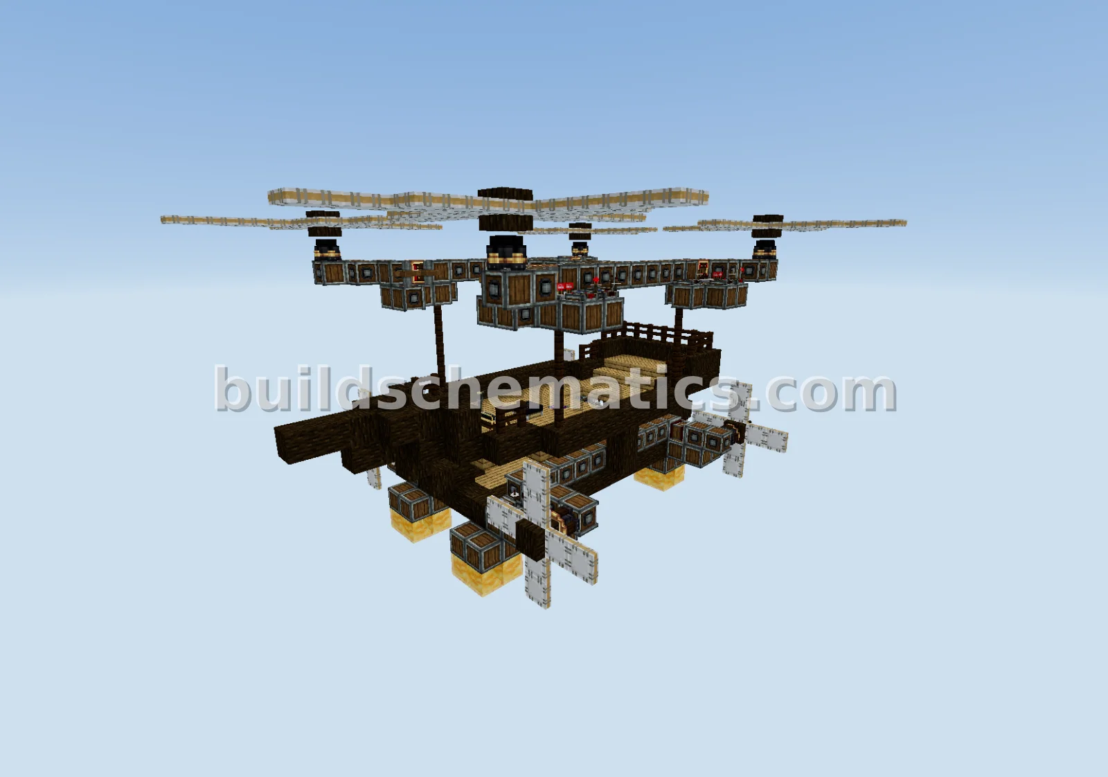 Self-Stabilizing Keyboard-Controlled Flying Machine