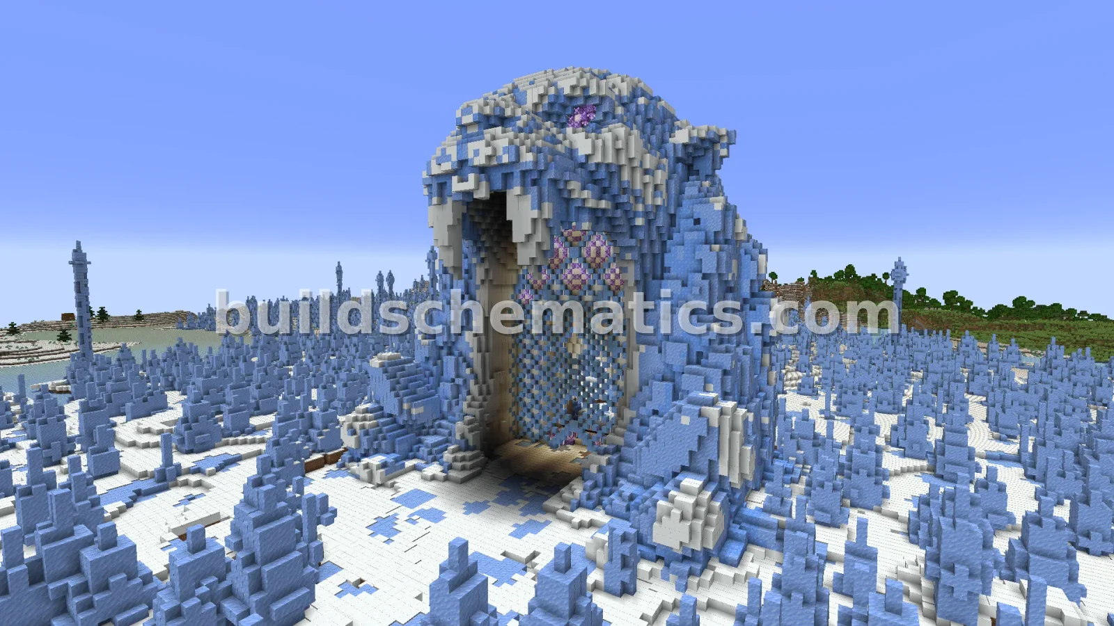 Titan Yeti Nether Portal Statue