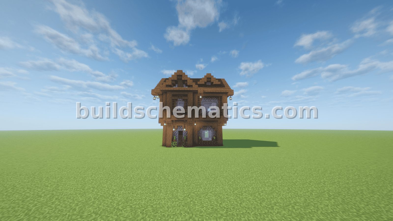 Simple Wooden House No Interior — view 3