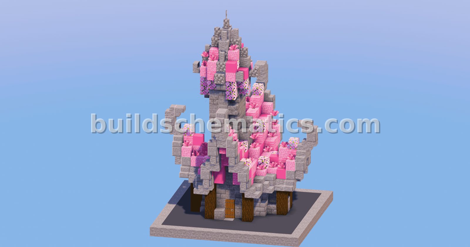 Pink Medieval Fantasy House