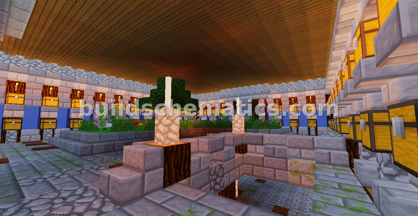 Medieval Marketplace Building — view 3