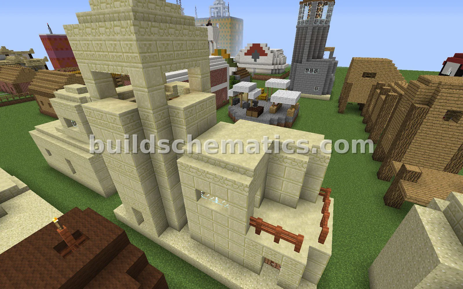 Large Sandstone Desert House — view 3