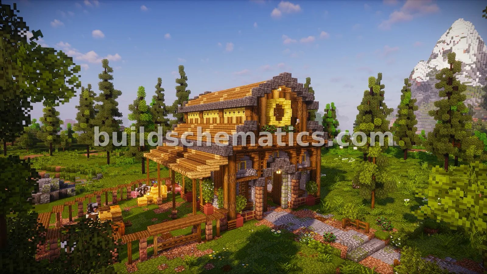 Village Barn Transformation Minecraft Build