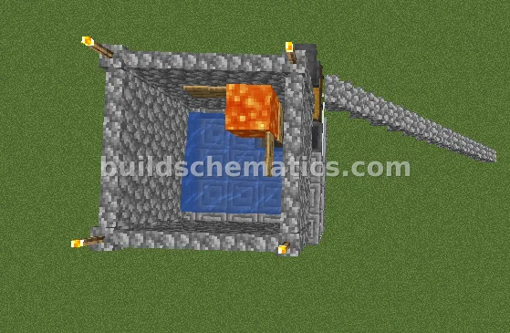 Simple Redstone Iron Farm — view 4