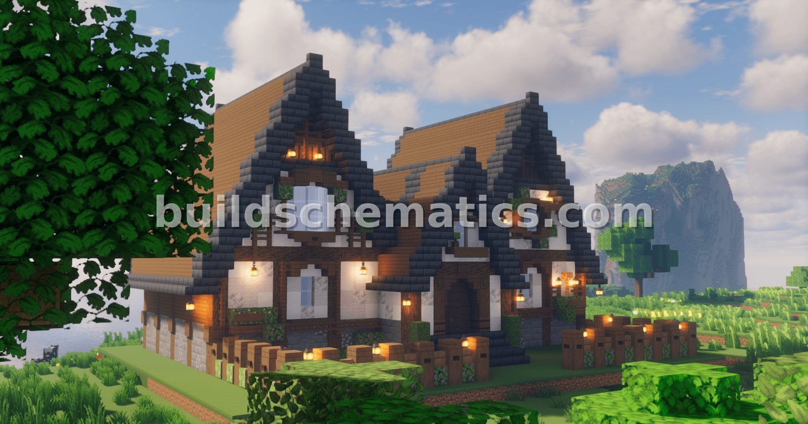 Medium Medieval House with Double Storage