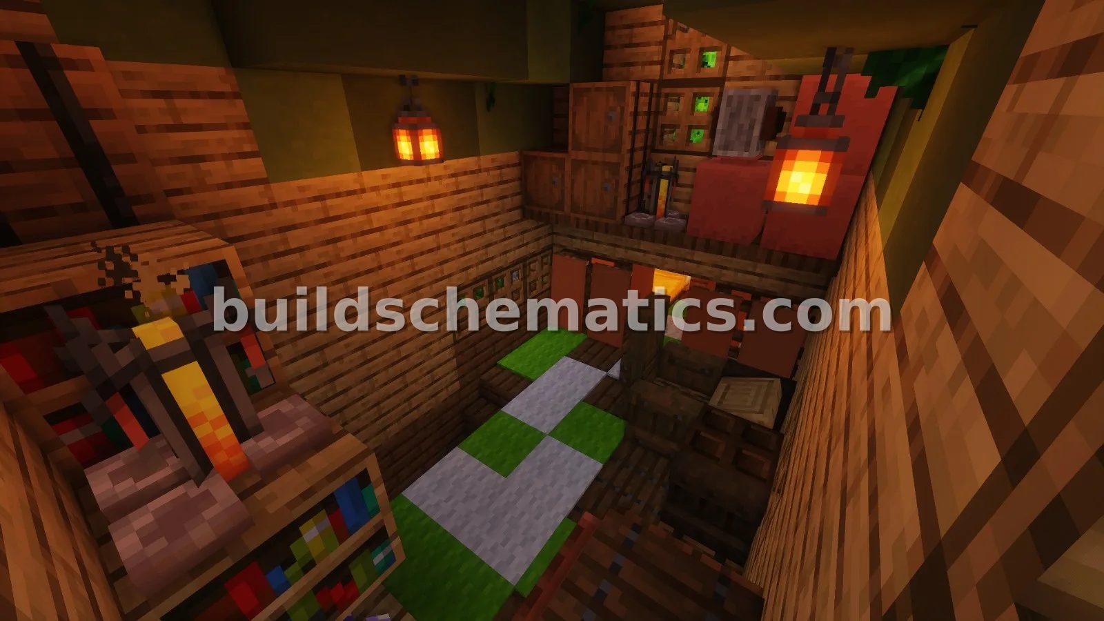 Medieval Cozy House 3 Interior Schematic — view 5