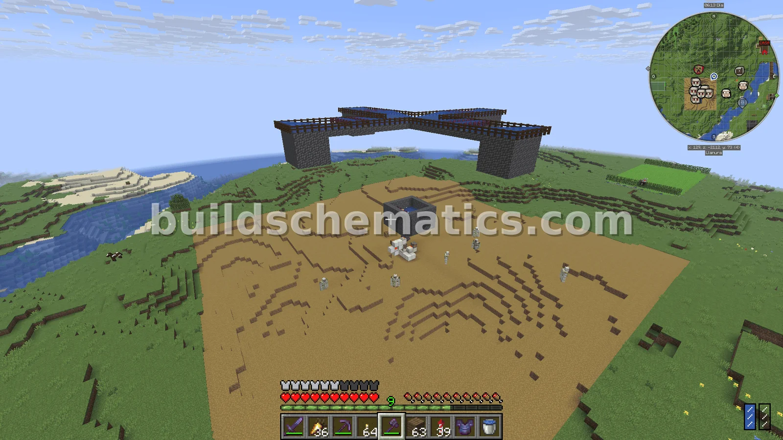 Efficient Block Crafter Iron Farm