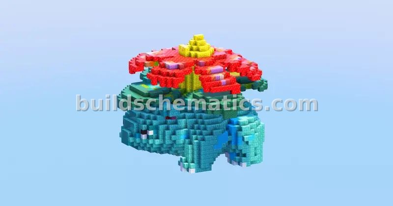 Pokemon Venusaur Organic Statue