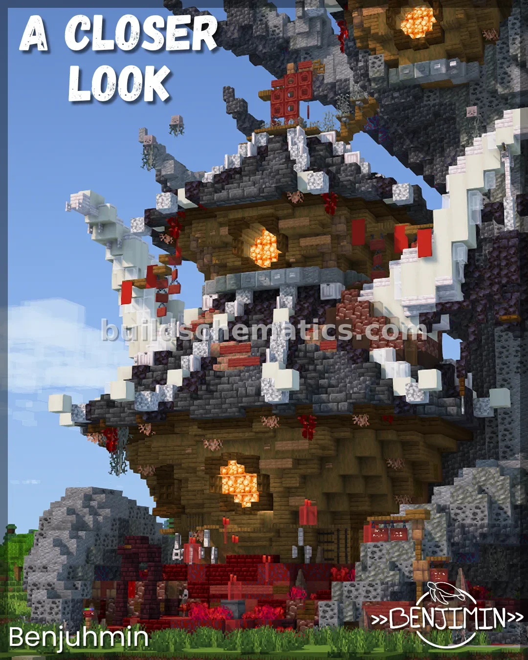 Bloodmoon Abode Minecraft Structure — view 3