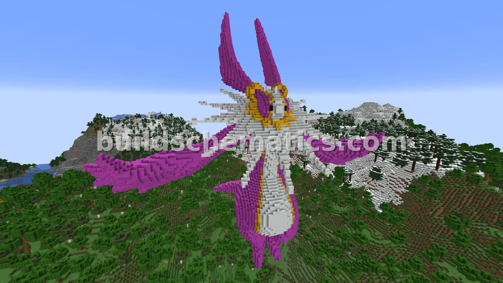 Cherubimon Statue Minecraft Digimon — view 5