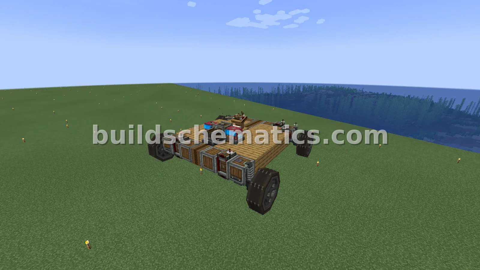 Customizable Car Vehicle Schematic