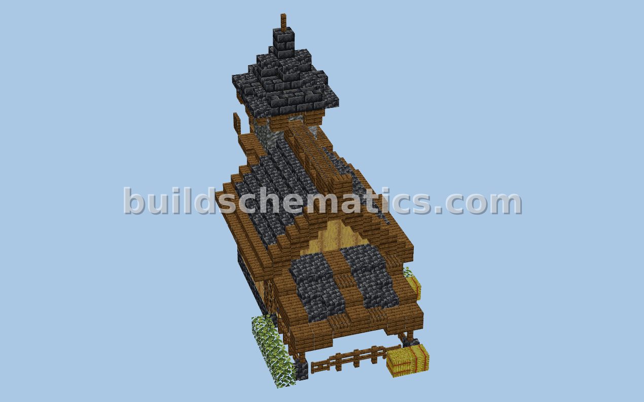 Cobbled Deepslate Starter House