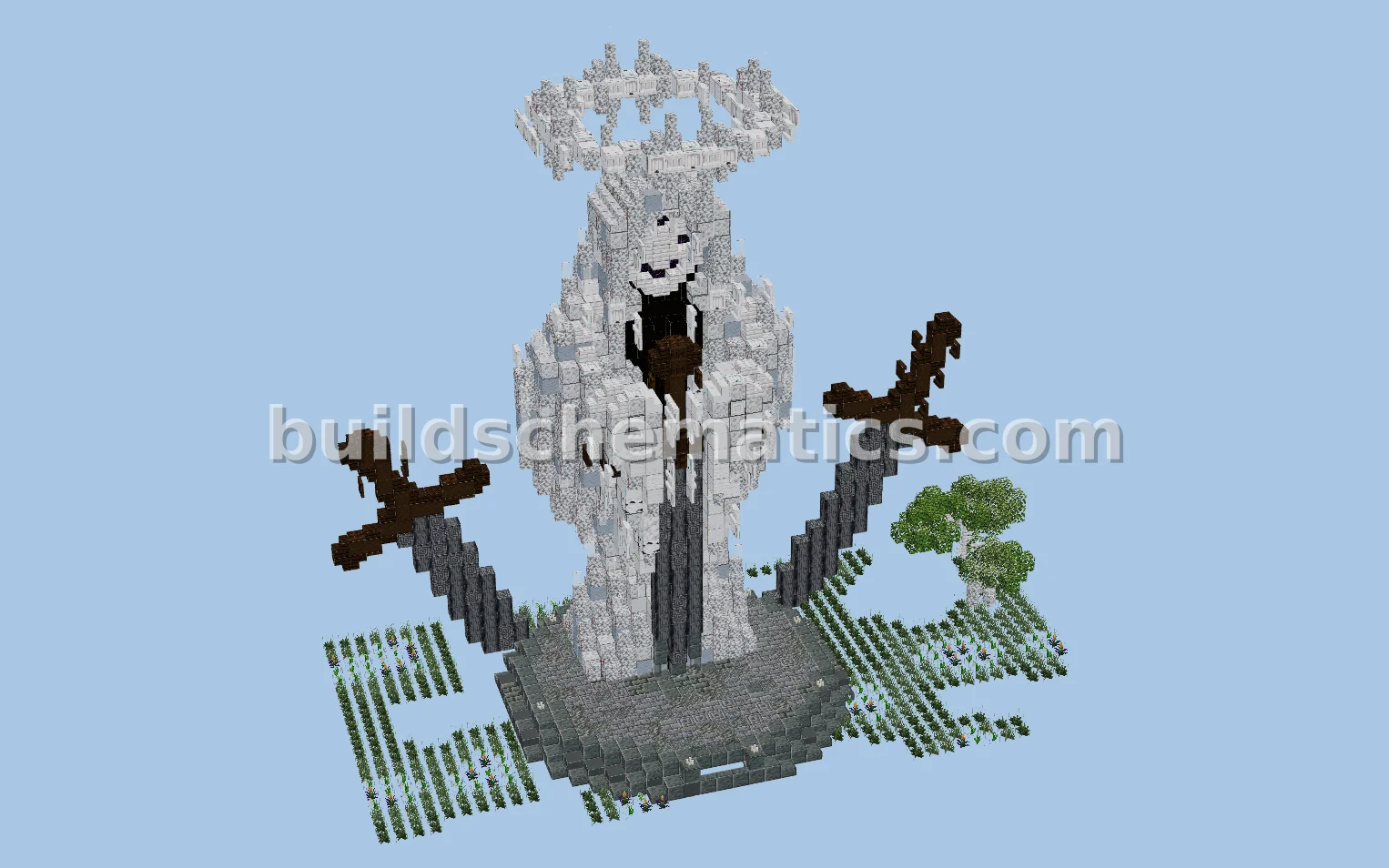 Fantasy Fallen Knight Statue