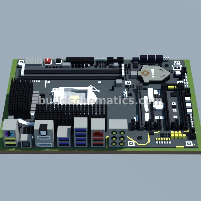 Intel Z270 Motherboard Pixel Art — view 3