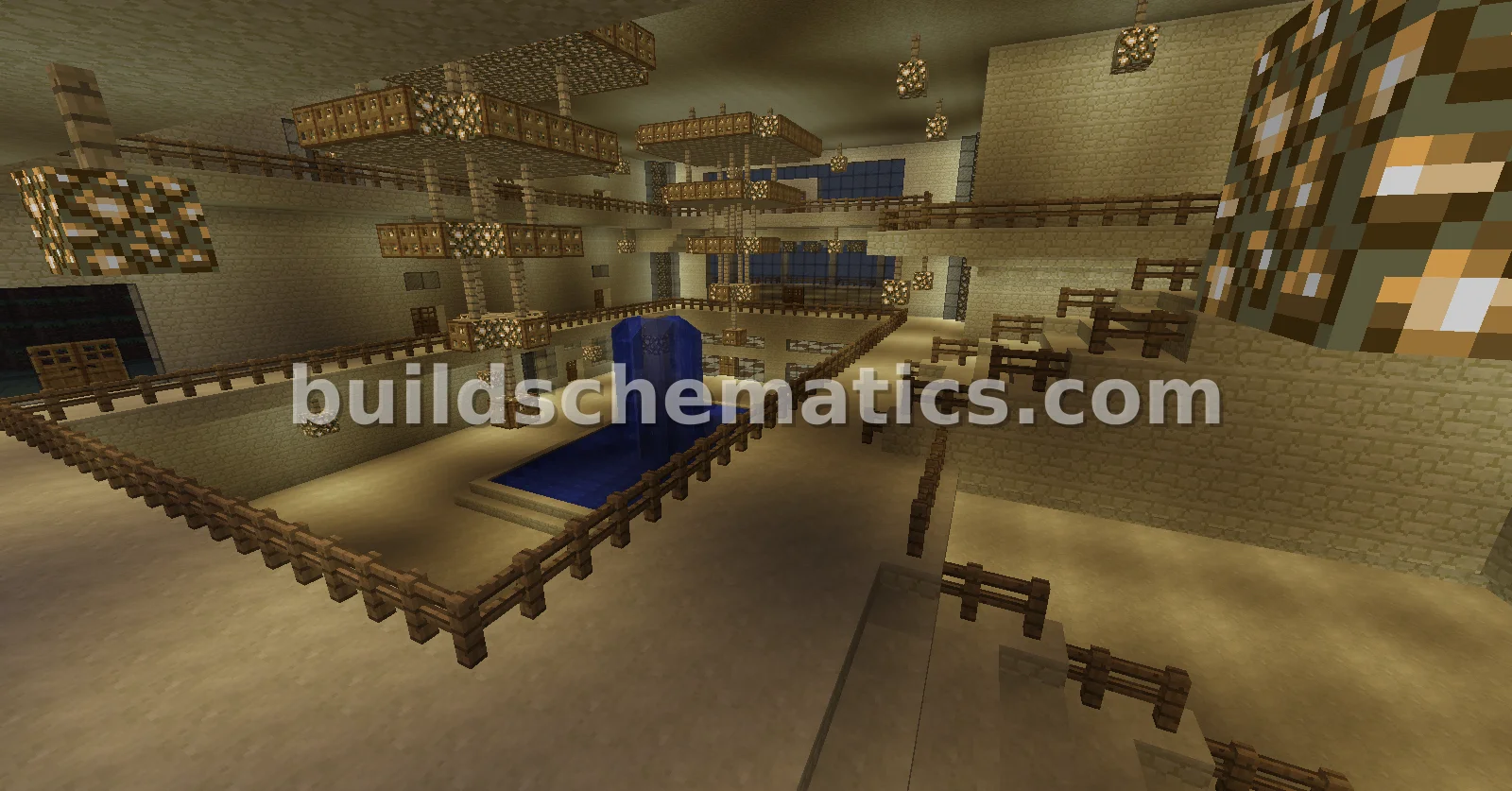 Sandstone Cliffside Mansion with Boat Dock — view 3