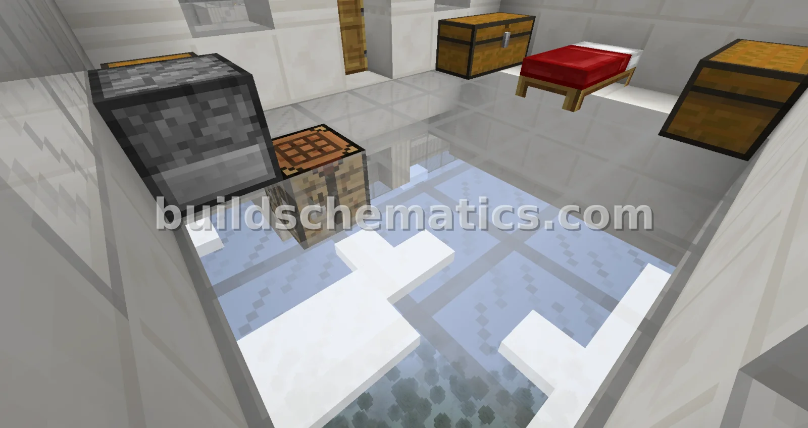 Floating Marble Village with Custom Villagers — view 3