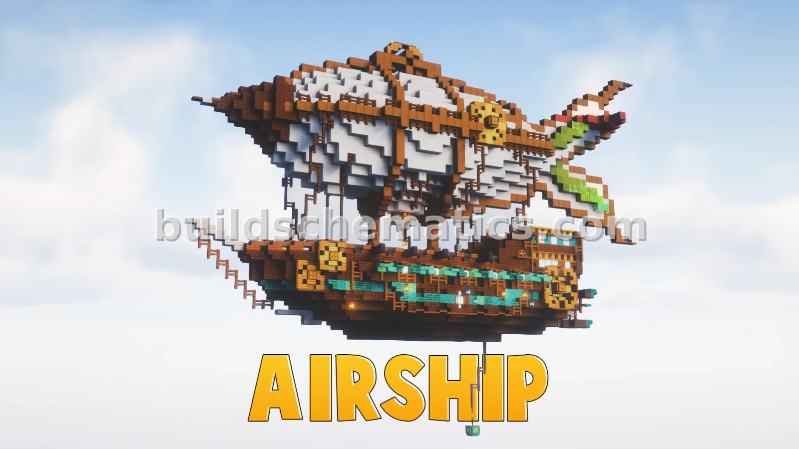 Medieval Airship Ultimate Minecraft Build