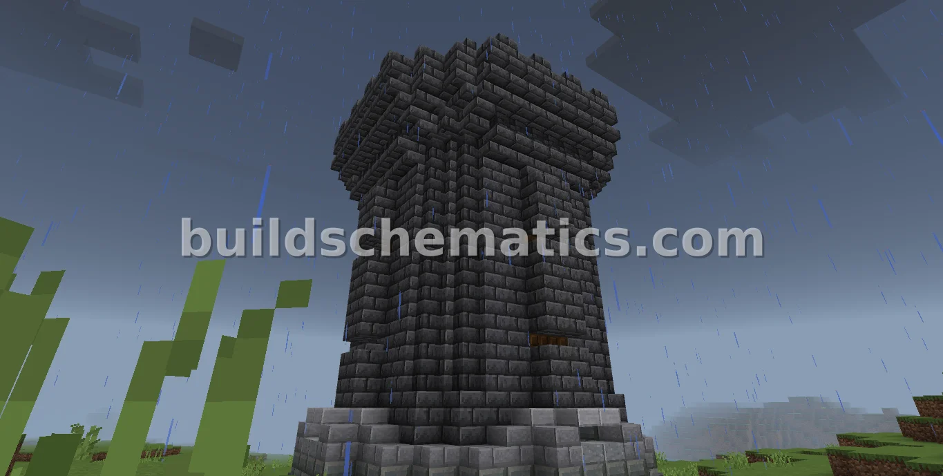 Defensive Tower with Secret Entrances