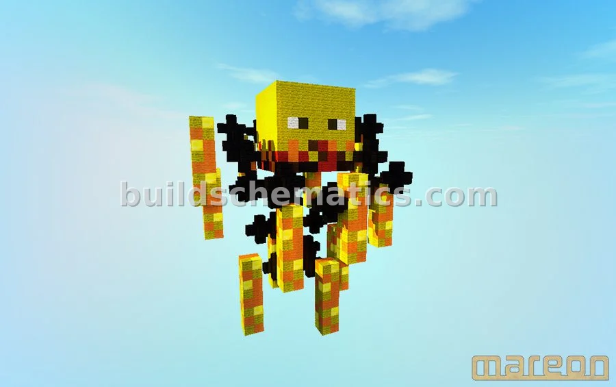 Giant Blaze Statue