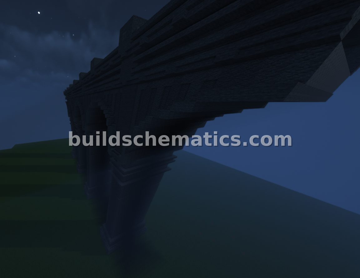 Massive Minecraft Bridge — view 3