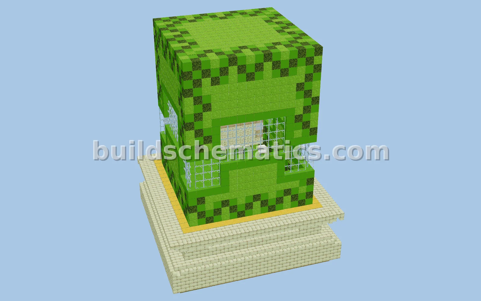 Shulker Lime Statue