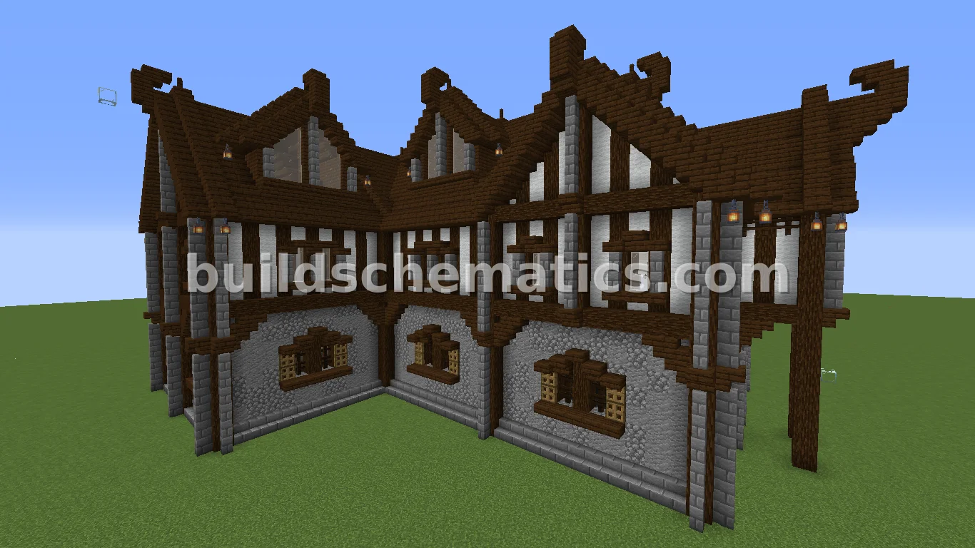 Simple Medieval Town Building — view 2
