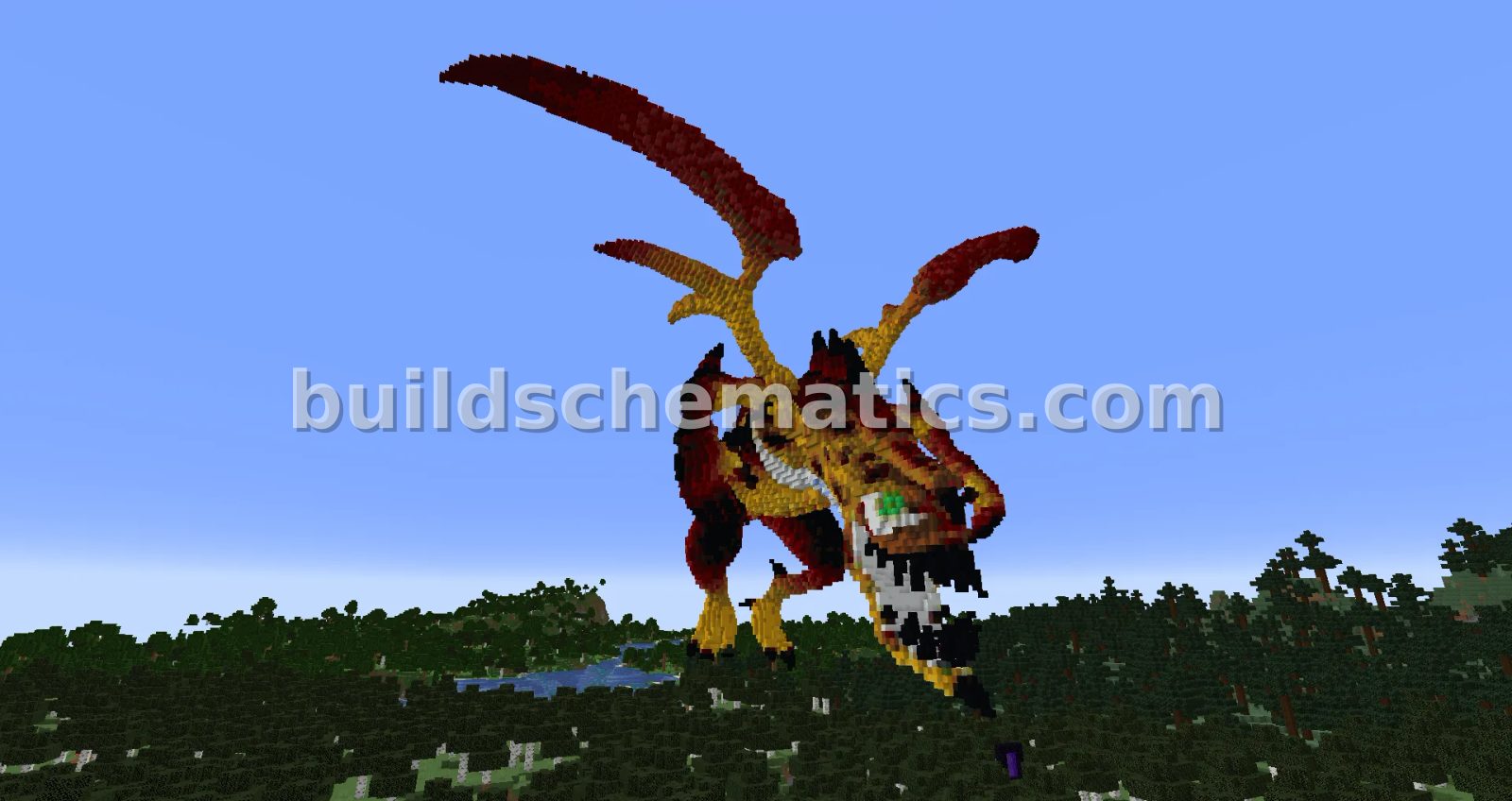 Tailless Monster Statue Build — view 3