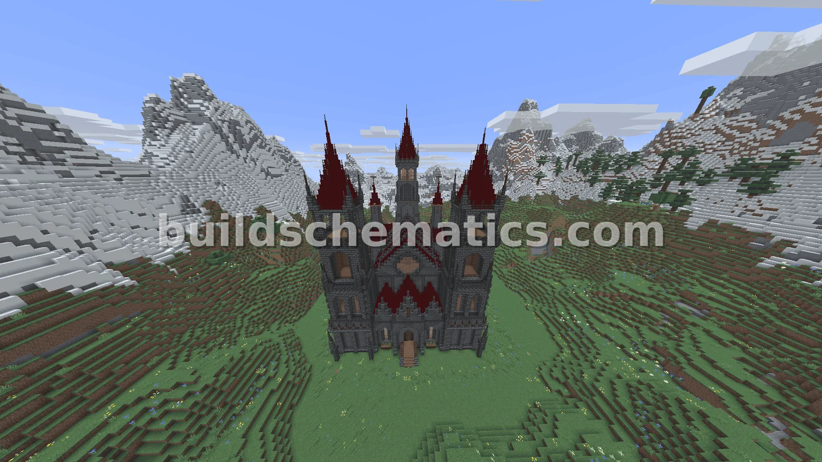 Medieval Gothic Castle Structure — view 2