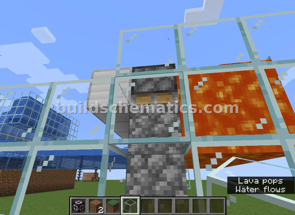Cobblestone Generator Structure — view 4