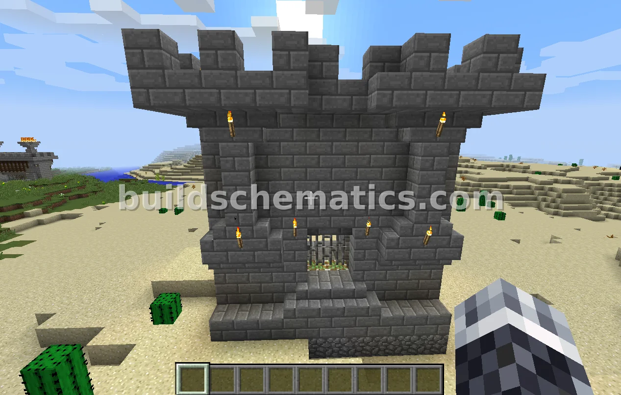 Castle Gate with Opening Doors