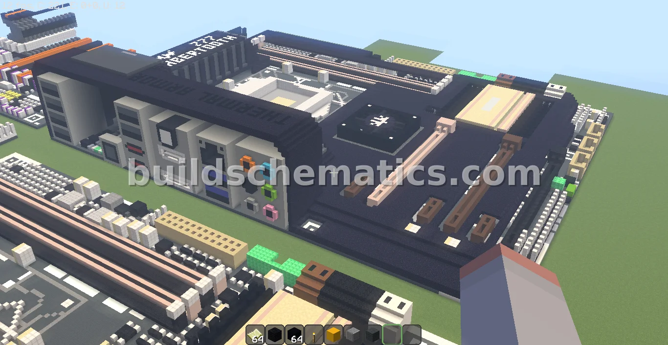 ASUS TUF Z77 Motherboard Pixel Art