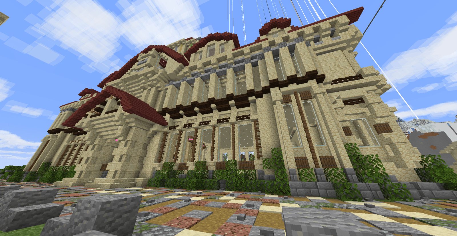 Large Minecraft Town Hall Building