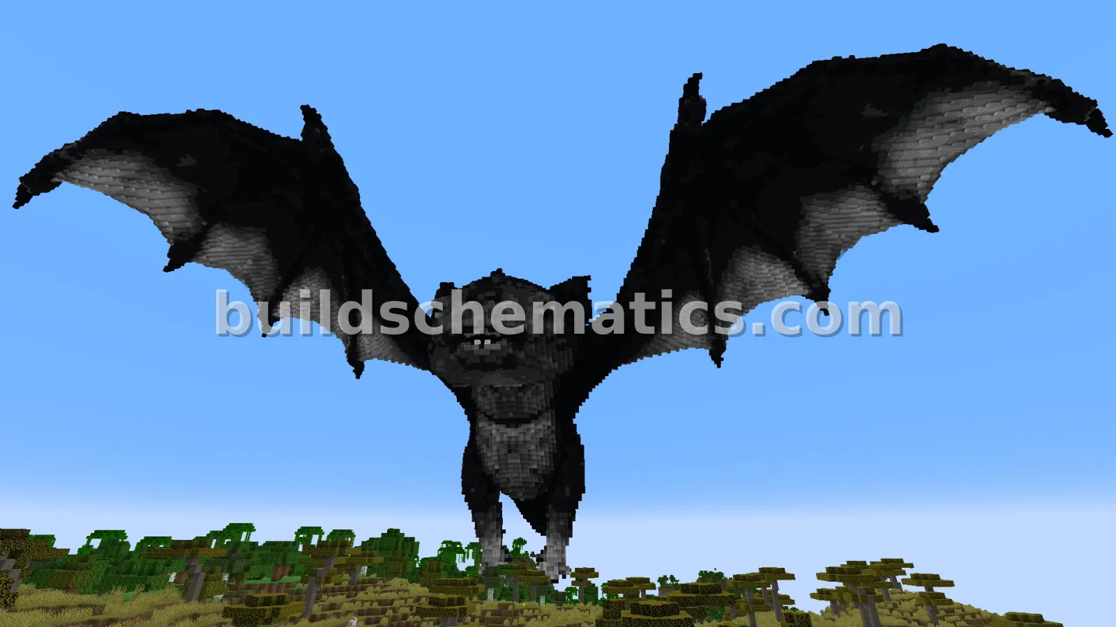 Large Bat Dragon Statue — view 5