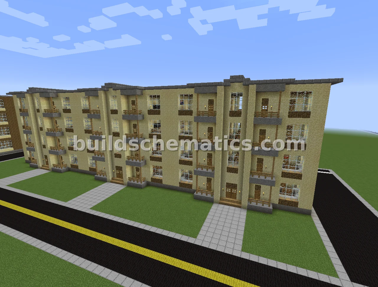 Motel Building Structure — view 2