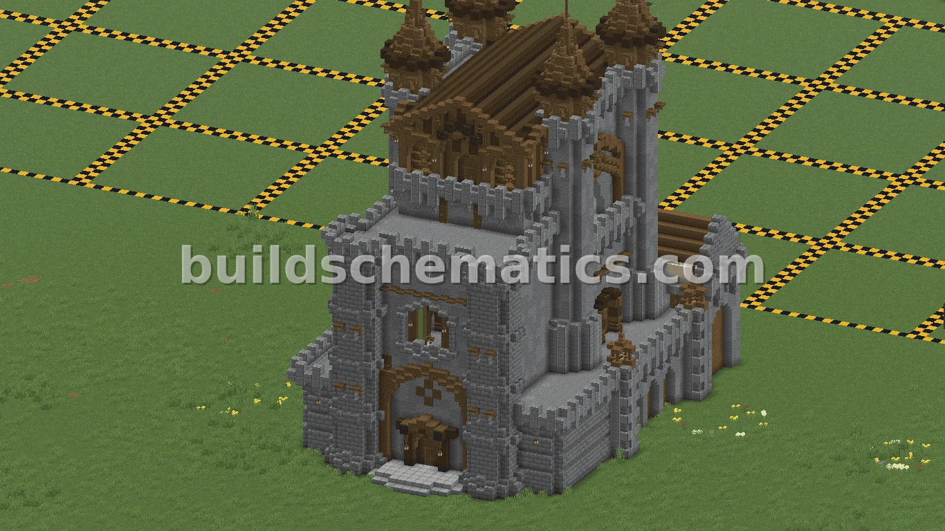 Imperial Castle Library Structure